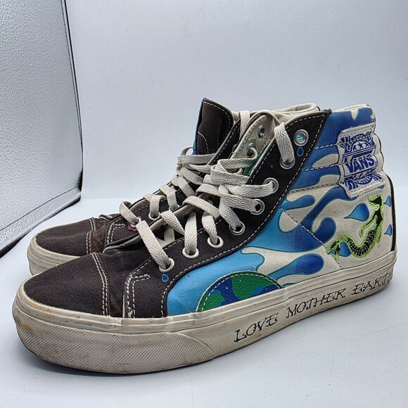 Vans Mother Earth Elements Style 238 Womens Size 9.5 Hi Top Sneaker Shoes Casual - Picture 4 of 13